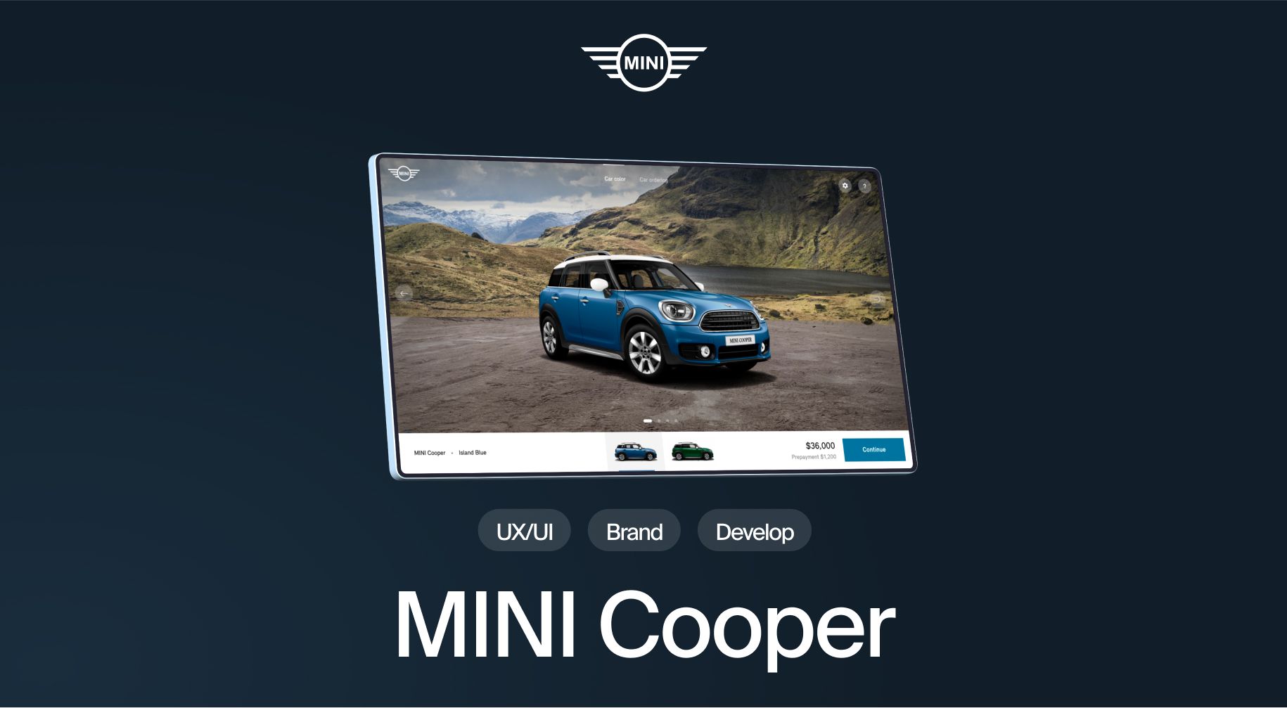 Обложка кейса MINI Cooper